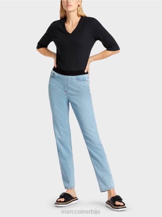 сиена еластичне растезљиве фармерке Marc Cain D688801 баби блуе одећу