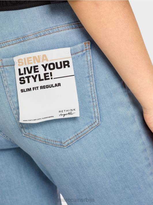 сиена еластичне растезљиве фармерке Marc Cain D688801 баби блуе одећу
