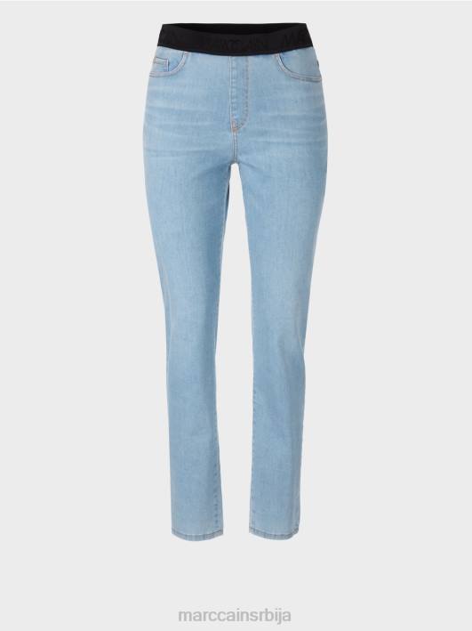 сиена еластичне растезљиве фармерке Marc Cain D688801 баби блуе одећу