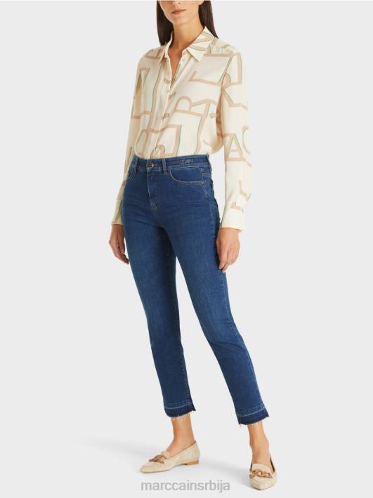 силаа фармерке "преиспитамо заједно". Marc Cain D688814 плави тексас одећу