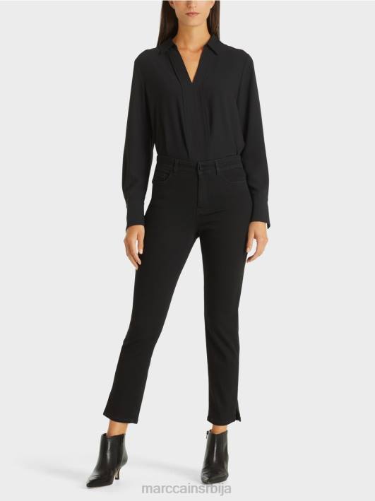 силаа фармерке "преиспитамо заједно". Marc Cain D688819 црн одећу