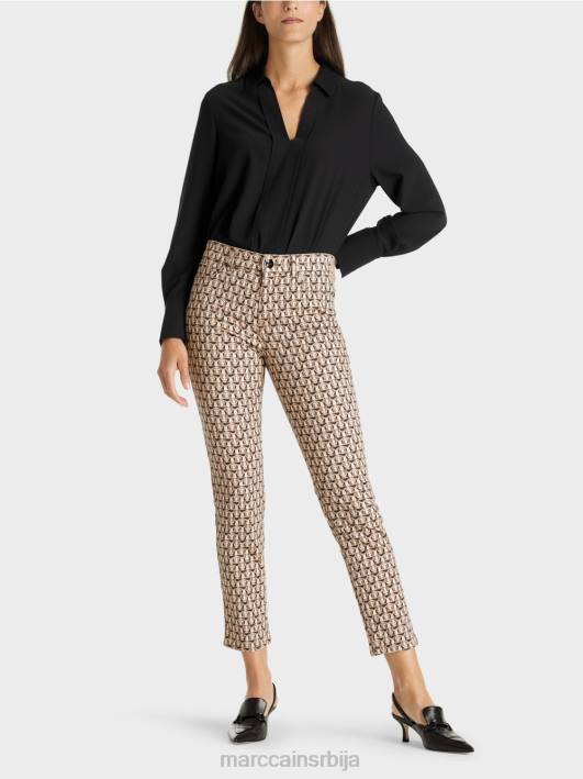 силаа фармерке "преиспитамо заједно". Marc Cain D688823 гранола одећу