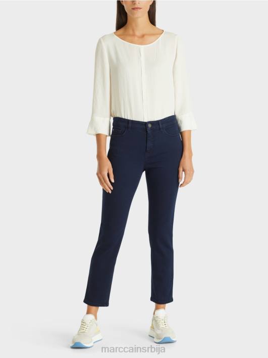 силаа фармерке "преиспитамо заједно". Marc Cain D688824 поноћно плава одећу