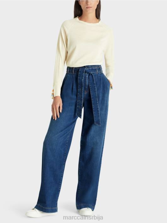 вилна фармерке "преиспитамо заједно". Marc Cain D688828 плави тексас одећу