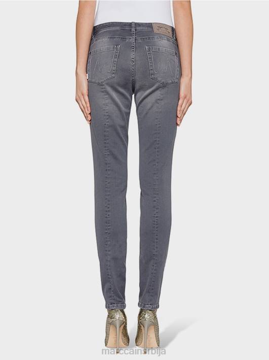 основне опране фармерке Marc Cain D688833 сива одећу