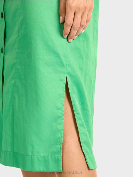 женствена кошуља хаљина са каишем Marc Cain D688103 светли жад одећу