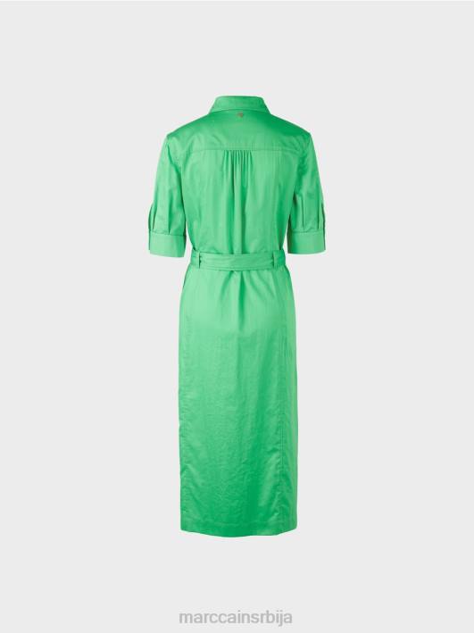 женствена кошуља хаљина са каишем Marc Cain D688103 светли жад одећу