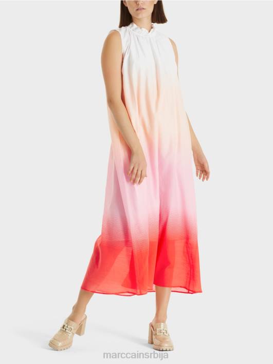 хаљина са градијентом боје Marc Cain D688104 светло розе одећу