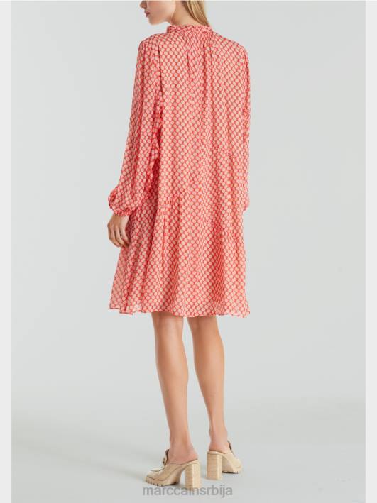 хаљина од вискозе Marc Cain D688111 мандарина одећу