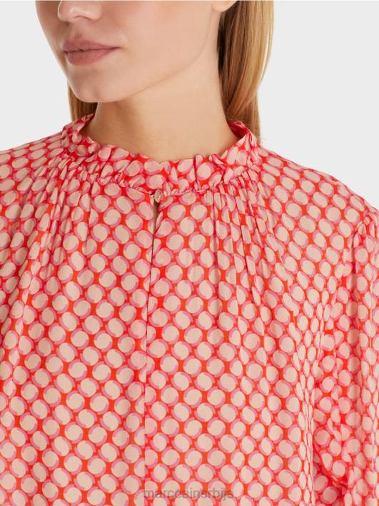 хаљина од вискозе Marc Cain D688111 мандарина одећу