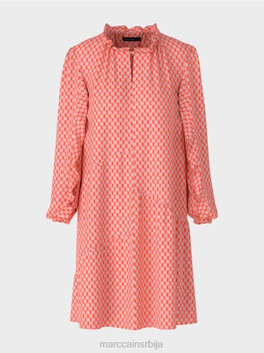 хаљина од вискозе Marc Cain D688111 мандарина одећу
