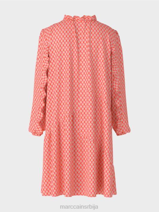 хаљина од вискозе Marc Cain D688111 мандарина одећу