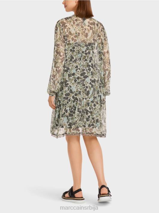 лагана хаљина од вискозног крепа Marc Cain D688112 мекани светларник одећу
