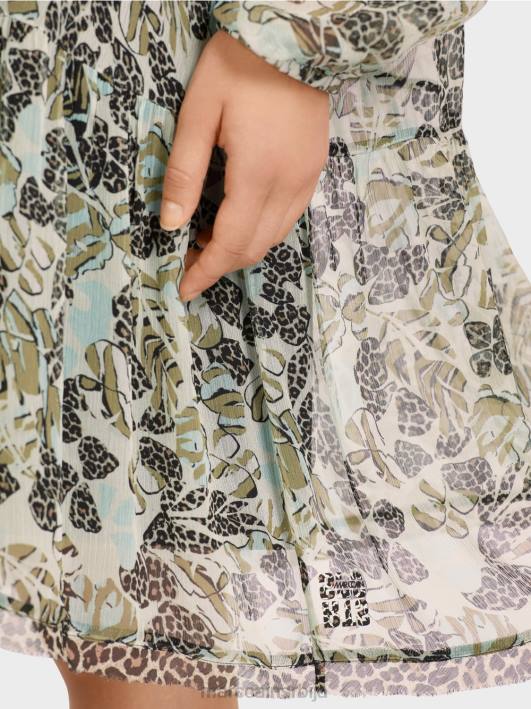 лагана хаљина од вискозног крепа Marc Cain D688112 мекани светларник одећу