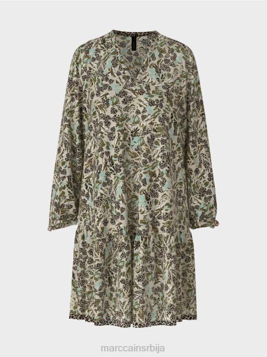 лагана хаљина од вискозног крепа Marc Cain D688112 мекани светларник одећу