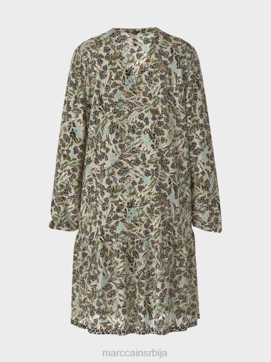 лагана хаљина од вискозног крепа Marc Cain D688112 мекани светларник одећу