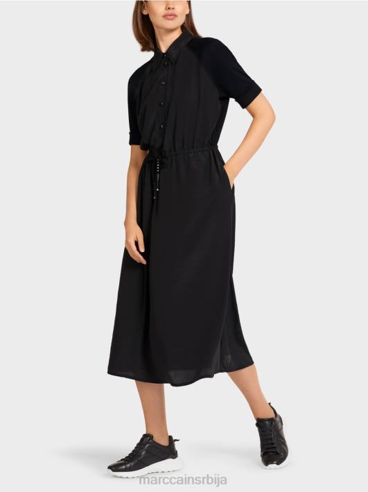 одећу у мешовитим материјалима Marc Cain D688118 црн одећу