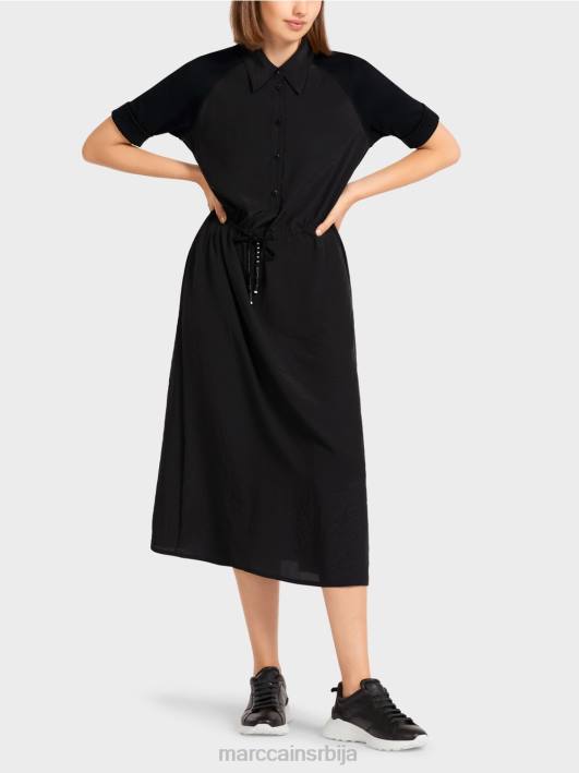 одећу у мешовитим материјалима Marc Cain D688118 црн одећу