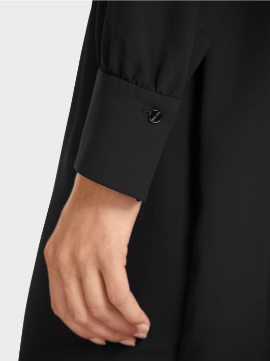 елегантна хаљина у ретро изгледу Marc Cain D688130 црн одећу