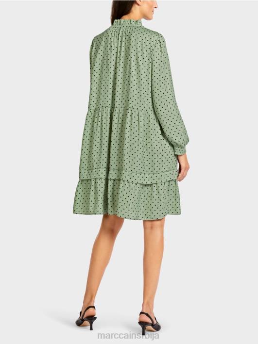 хаљина на точкице Marc Cain D688135 прах менте одећу