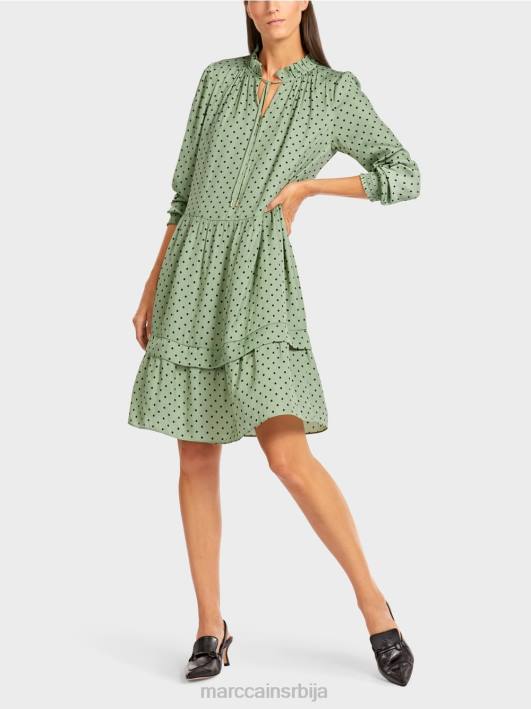 хаљина на точкице Marc Cain D688135 прах менте одећу