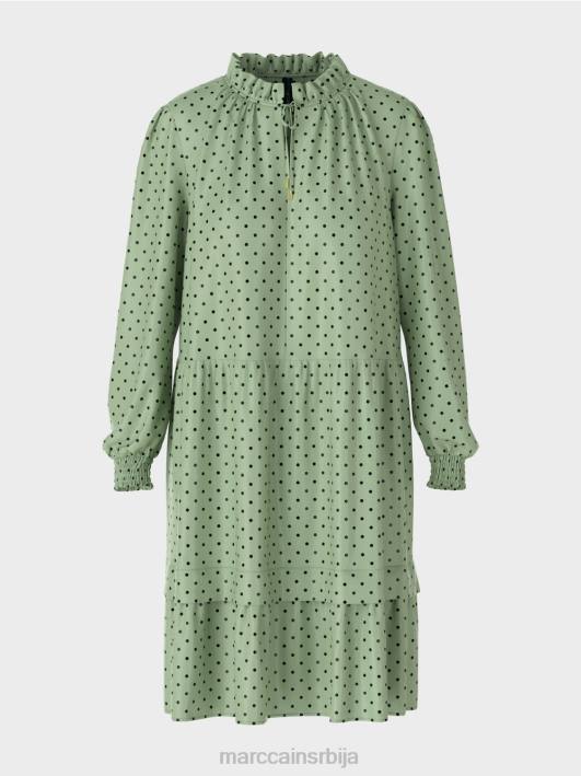 хаљина на точкице Marc Cain D688135 прах менте одећу