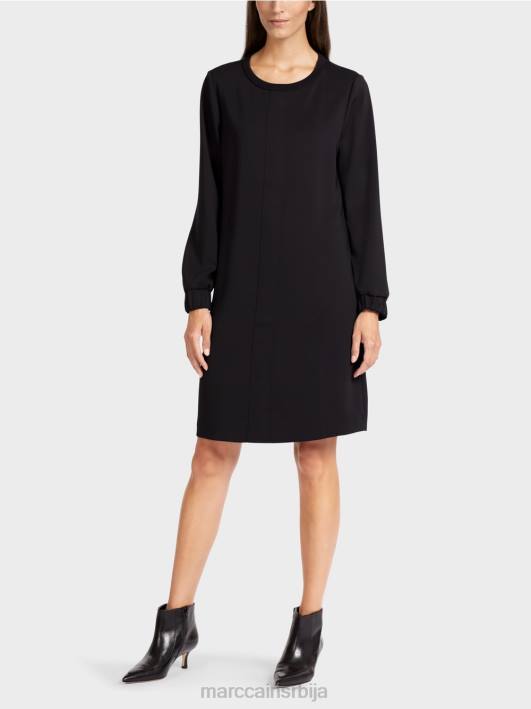 кратка, спортска хаљина Marc Cain D688136 црн одећу