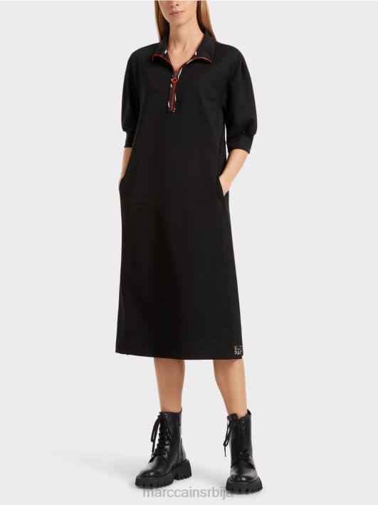 спортска дуга хаљина Marc Cain D68817 црн одећу