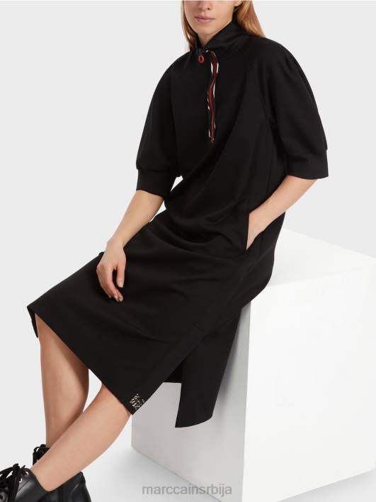 спортска дуга хаљина Marc Cain D68817 црн одећу
