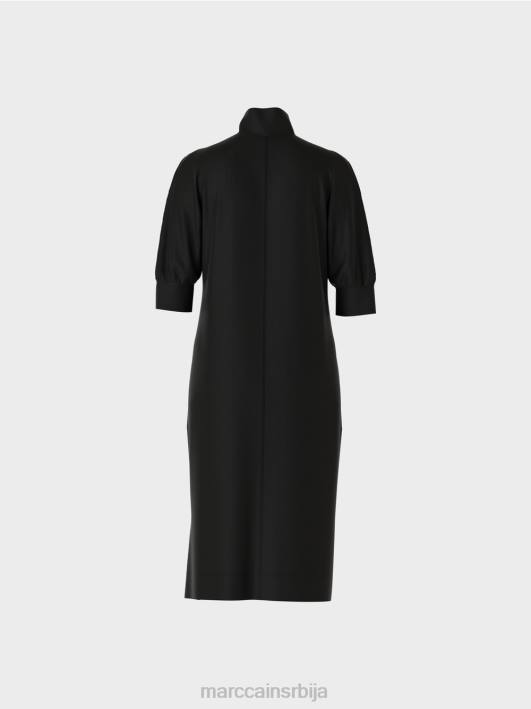 спортска дуга хаљина Marc Cain D68817 црн одећу