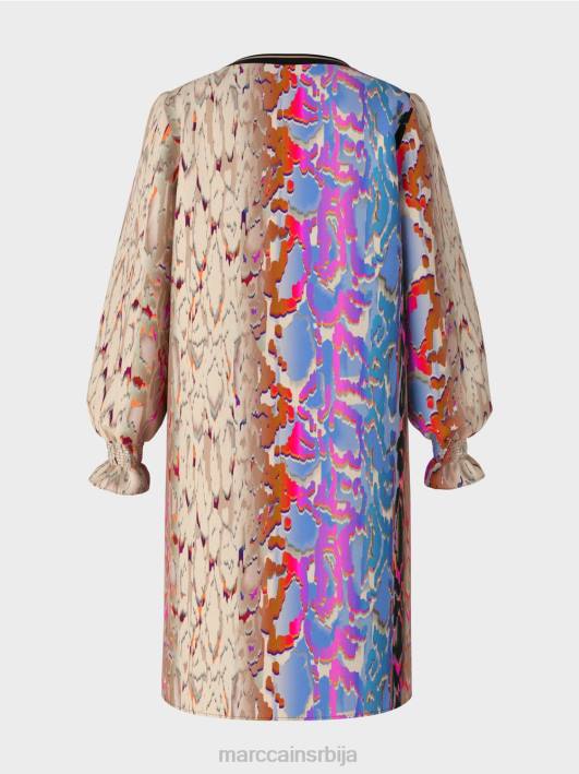 хаљина са мешавином штампе Marc Cain D68823 тамно летње небо одећу