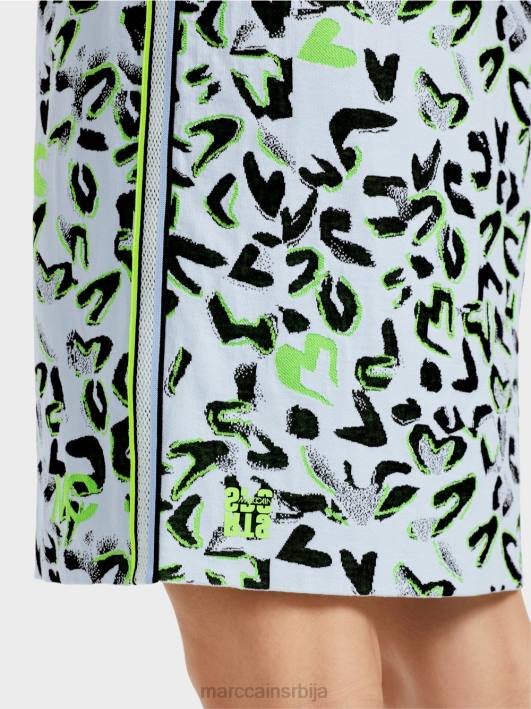 мајица хаљина „плетена у Немачкој Marc Cain D68827 меки прах плаве боје одећу