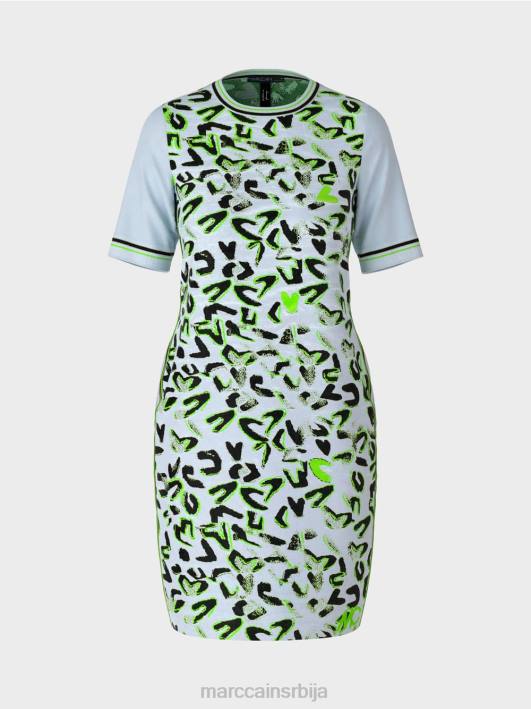 мајица хаљина „плетена у Немачкој Marc Cain D68827 меки прах плаве боје одећу