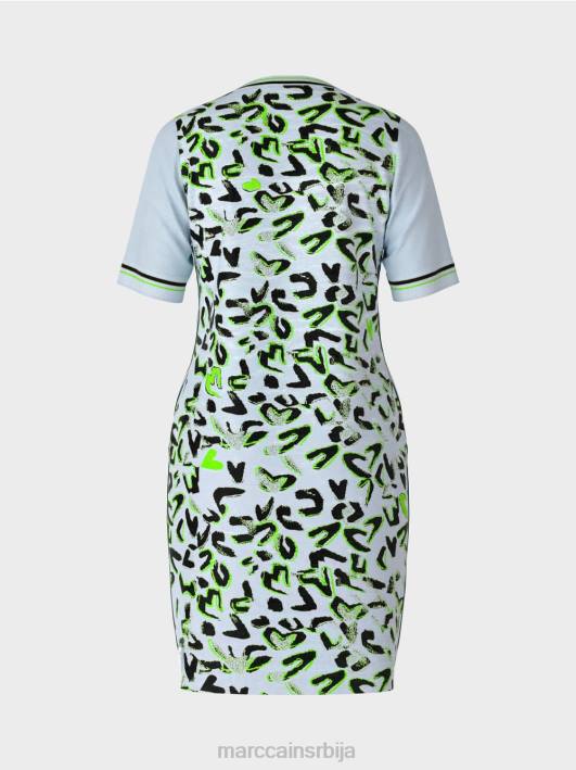 мајица хаљина „плетена у Немачкој Marc Cain D68827 меки прах плаве боје одећу