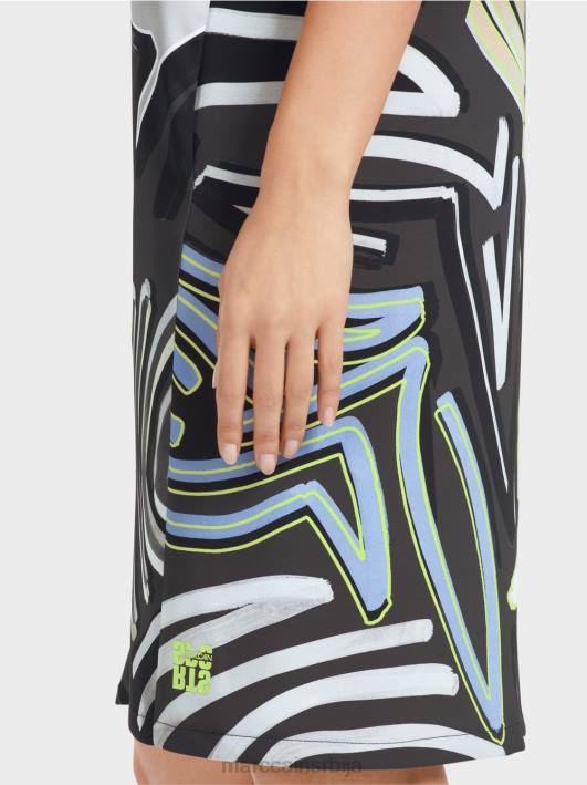 А-лине раглан хаљина Marc Cain D68828 меки прах плаве боје одећу