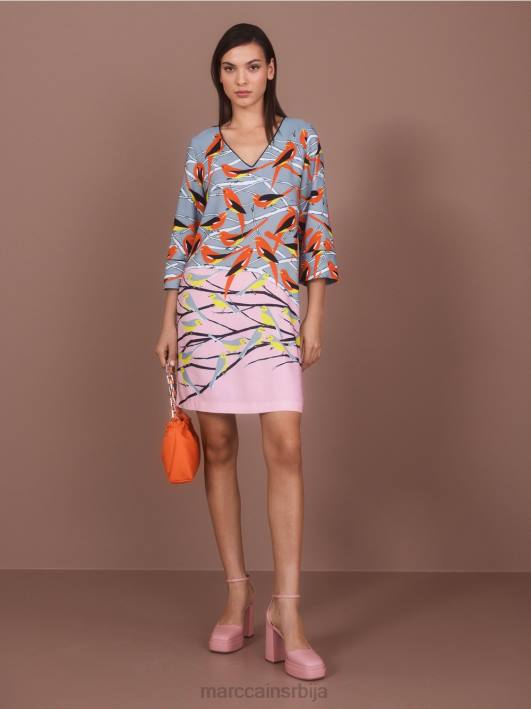 цасуал бирд десигн хаљина Marc Cain D68833 тамно небо плаво одећу