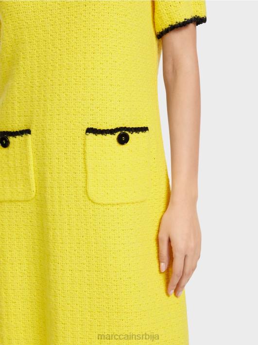 спортска хаљина плетена у немачкој Marc Cain D68837 меки лимун одећу