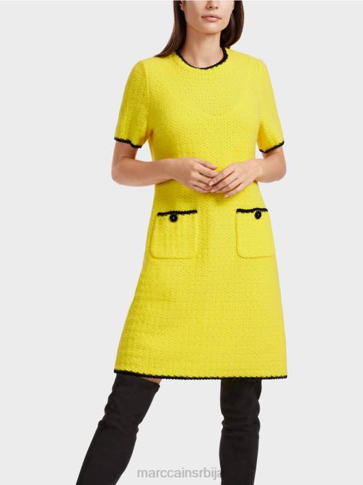 спортска хаљина плетена у немачкој Marc Cain D68837 меки лимун одећу