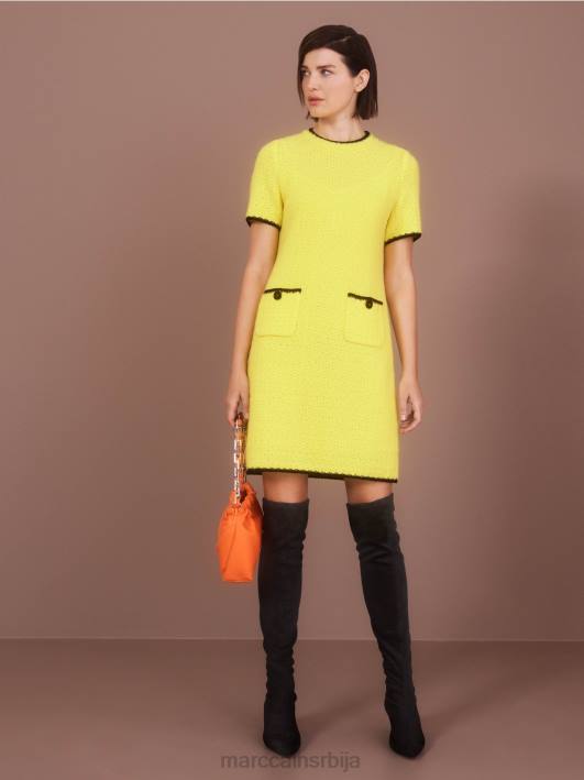 спортска хаљина плетена у немачкој Marc Cain D68837 меки лимун одећу