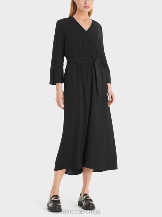 тече хаљина Marc Cain D68838 црн одећу