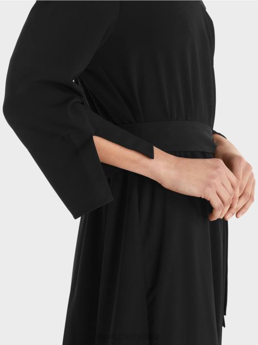 тече хаљина Marc Cain D68838 црн одећу