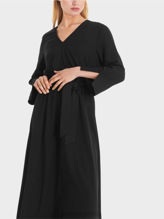 тече хаљина Marc Cain D68838 црн одећу
