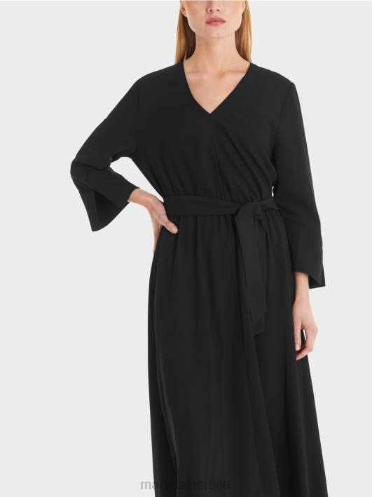 тече хаљина Marc Cain D68838 црн одећу