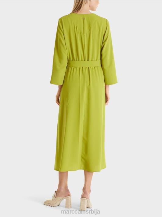 тече хаљина Marc Cain D68843 светло маслинасто зелено одећу