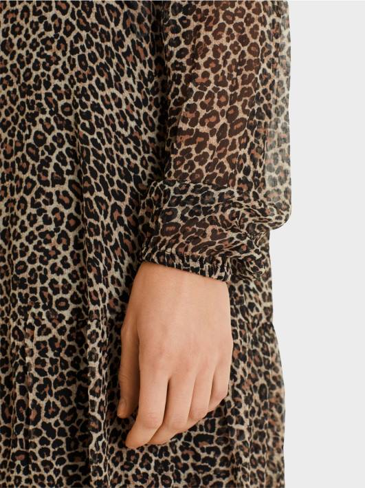 лагана хаљина од вискозног крепа Marc Cain D68848 крема у праху одећу