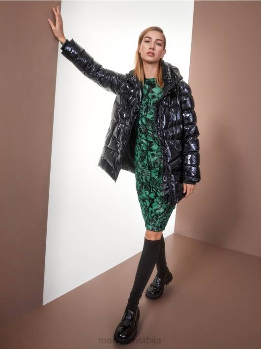 хаљина од еластичног тила која грли тело Marc Cain D6884 емајл одећу