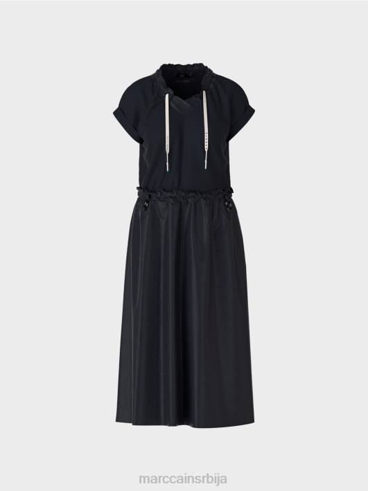 обична хаљина са гајтанима Marc Cain D68856 поноћно плава одећу