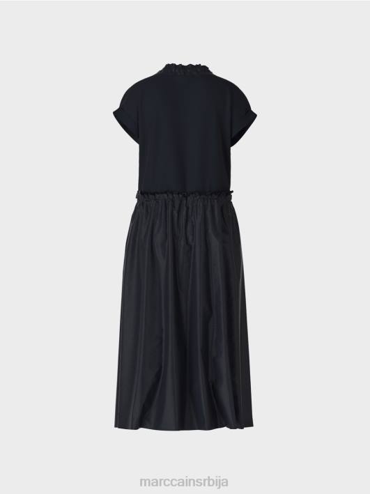 обична хаљина са гајтанима Marc Cain D68856 поноћно плава одећу