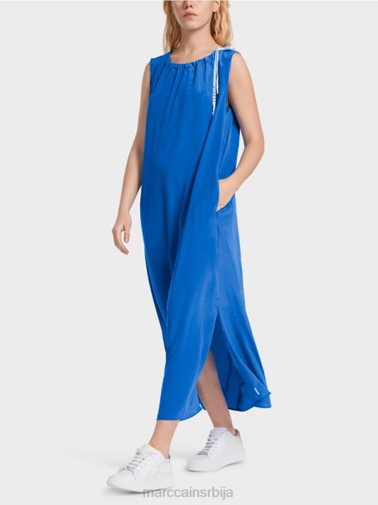 обична обојена хаљина у раскошеном облику Marc Cain D68857 нови падобранац одећу