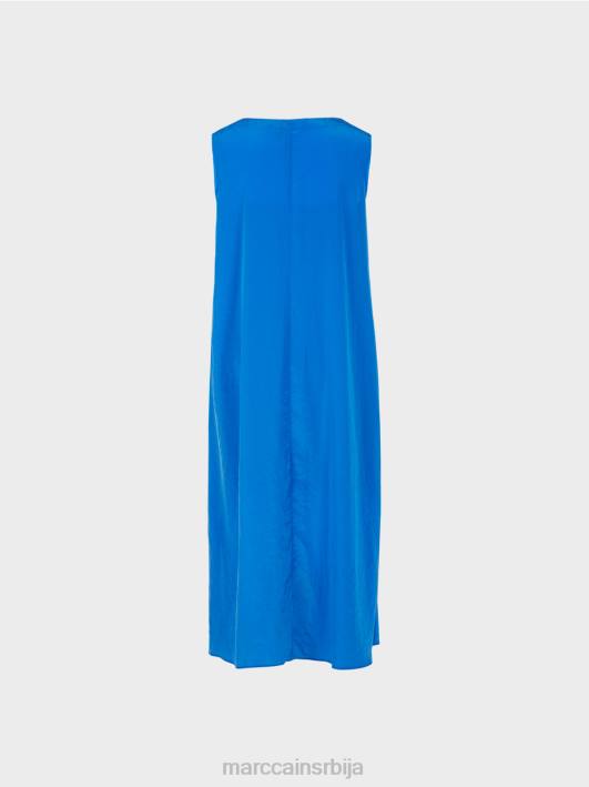 обична обојена хаљина у раскошеном облику Marc Cain D68857 нови падобранац одећу